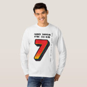 チームのお気に入りの作成7サッカー/サッカー Tシャツ (正面フル)