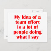 チームのアイディア... ポストカード (正面/裏面)