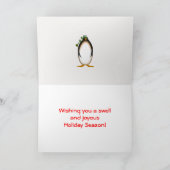 チームのクリスマスカードでの楽しい休日 シーズンカード (内部)