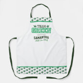 チームのグリーンメンバー エプロン (正面)