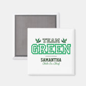 チームのグリーンメンバー マグネット (正面/裏面)
