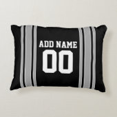チームのジャージーと名前をカスタムすると番号 アクセントクッション (裏面)