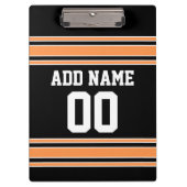 チームのジャージーと名前をカスタムすると番号 クリップボード (正面)