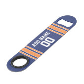 チームのジャージーと名前をカスタムすると番号 スピード栓抜き (正面アングル)