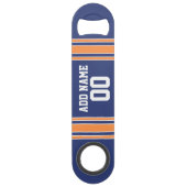 チームのジャージーと名前をカスタムすると番号 スピード栓抜き (裏面)