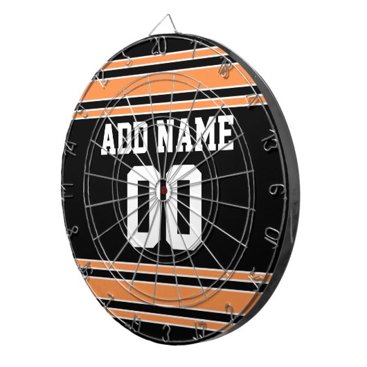 チームのジャージーと名前をカスタムすると番号 ダーツボード (正面右)