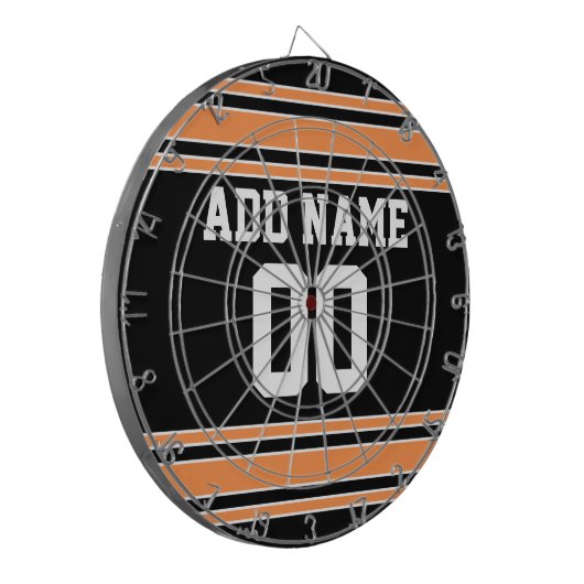 チームのジャージーと名前をカスタムすると番号 ダーツボード (正面左)