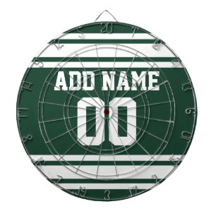 チームのジャージーと名前をカスタムすると番号 ダーツボード