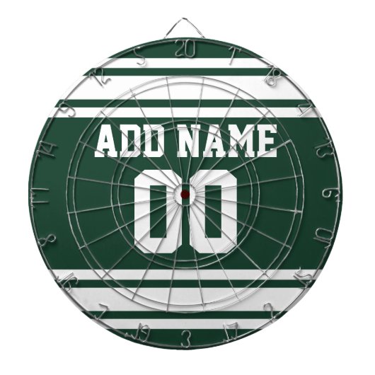 チームのジャージーと名前をカスタムすると番号 ダーツボード (正面)