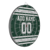 チームのジャージーと名前をカスタムすると番号 ダーツボード (正面左)