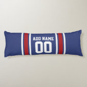 チームのジャージーと名前をカスタムすると番号 ボディピロー (裏面)