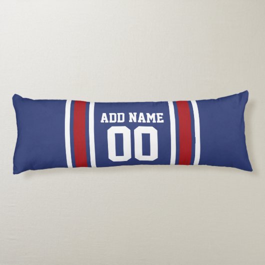 チームのジャージーと名前をカスタムすると番号 ボディピロー (裏面)