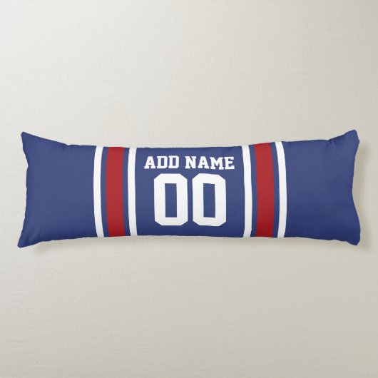 チームのジャージーと名前をカスタムすると番号 ボディピロー (正面)