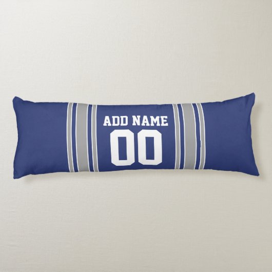 チームのジャージーと名前をカスタムすると番号 ボディピロー (裏面)