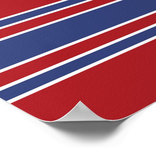 チームのジャージーと名前をカスタムすると番号 ポスター (角)