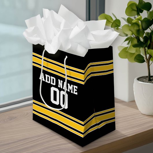 チームのジャージーと名前をカスタムすると番号 ミディアムペーパーバッグ