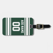 チームのジャージーと名前をカスタムすると番号 ラゲッジタグ (正面横)