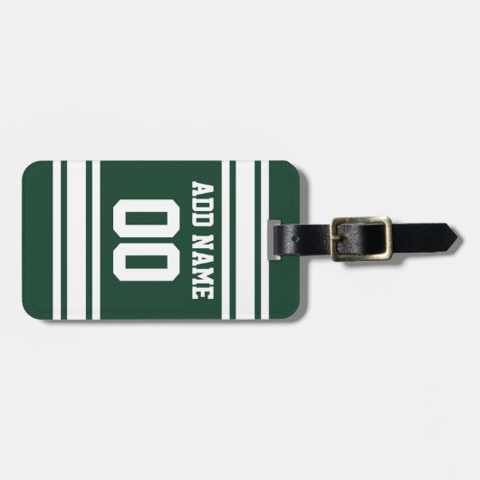 チームのジャージーと名前をカスタムすると番号 ラゲッジタグ (正面横)