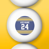 チームのジャージーと名前をカスタムすると番号 卓球ボール