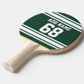 チームのジャージーと名前をカスタムすると番号 卓球ラケット (正面アングル)