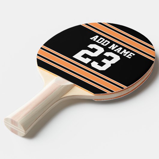 チームのジャージーと名前をカスタムすると番号 卓球ラケット (正面アングル)