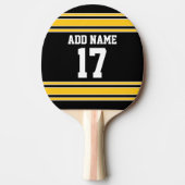 チームのジャージーと名前をカスタムすると番号 卓球ラケット (正面)
