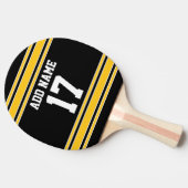 チームのジャージーと名前をカスタムすると番号 卓球ラケット (横)