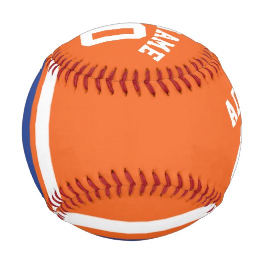 チームのジャージーと名前をカスタムすると番号 野球ボール (裏面)