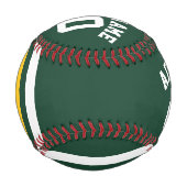 チームのジャージーと名前をカスタムすると番号 野球ボール (裏面)