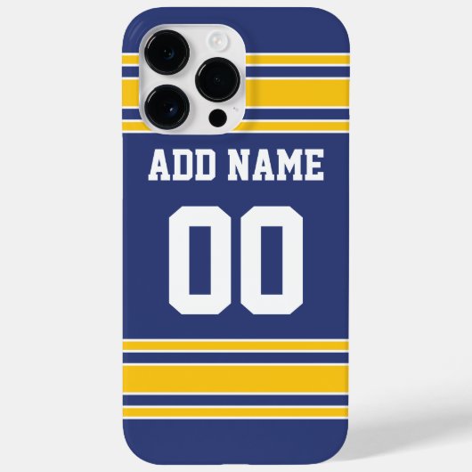 チームのジャージーと名前をカスタムすると番号 Case-Mate iPhoneケース (裏面)