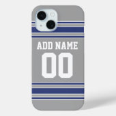 チームのジャージーと名前をカスタムすると番号 Case-Mate iPhoneケース (裏面)