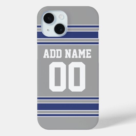 チームのジャージーと名前をカスタムすると番号 Case-Mate iPhoneケース (裏面)