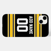 チームのジャージーと名前をカスタムすると番号 Case-Mate iPhoneケース (裏面 (横))