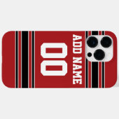チームのジャージーと名前をカスタムすると番号 Case-Mate iPhoneケース (裏面 (横))
