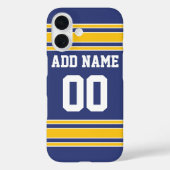 チームのジャージーと名前をカスタムすると番号 Case-Mate iPhoneケース (裏面)
