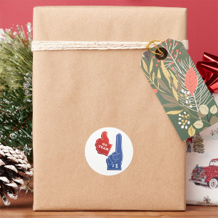 チームのスタンプに移動 ラウンドシール