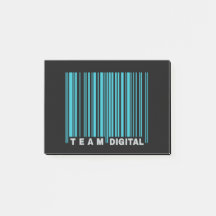 チームのデジタルバーコードおたく