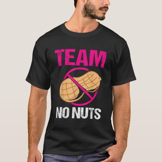 チームのナッツの性別の表示なし Tシャツ (正面)