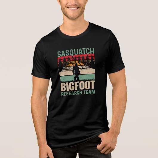 チームの一員になろう!サスクワッチ探検隊 トライブレンドTシャツ (正面)