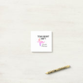 チームの夜勤看護師 ドクター 医療 名前 ハート l ポストイット (デスク上)