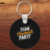 チームの独身パーティー 花嫁 新婦 花婿 _4 キーホルダー (正面)