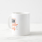 チームの独身パーティー　花嫁　新郎 3 コーヒーマグカップ (正面左)