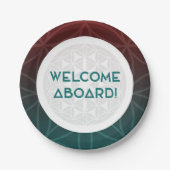 チームの神聖な幾何学へようこそ ペーパープレート (正面)