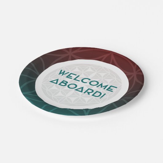 チームの神聖な幾何学へようこそ ペーパープレート (アングル)