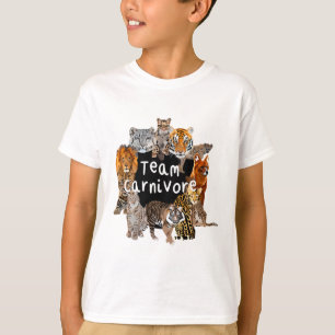 チームの肉食動物 Tシャツ