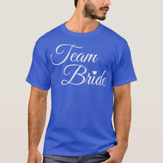 チームの花嫁はブライダルパーティ結婚のT&ティー4 Tシャツ