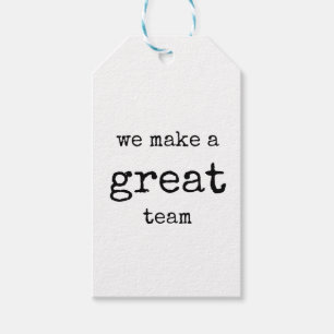 チームの評価、ギフトラベル、チ素晴らしーム ギフトタグ