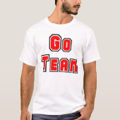 チームの赤と青に移動 Tシャツ (正面)