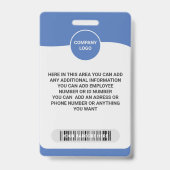 チームの身元を従業員に引き上げカスタムる バッジ (裏面)