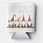 チームの転が格言クリスマスのクライストメリー 缶クーラー (正面)